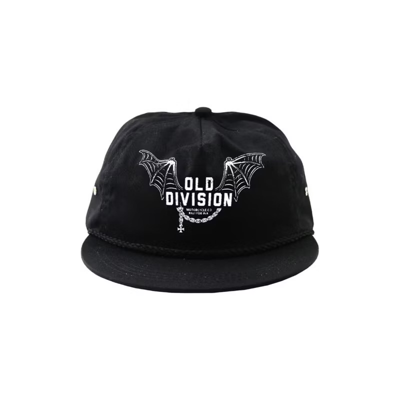 Snapback Font Lelawah Old Division Hitam Drill